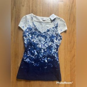 Antropologie floral blouse